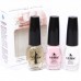 Набор лаков для ногтей "French manicure" (3 шт. x 12 ml)
