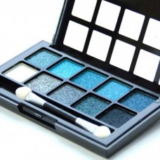 Тіні для повік перламутрові 10-кольорів Lorina 