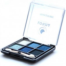 Тіні для повік перламутрові 6-кольорові Lorina