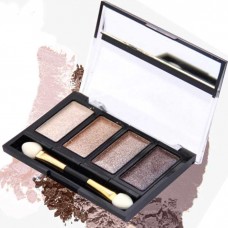 Тіні для повік з кристалами 4-кольорові "Сяйво" Lorina 